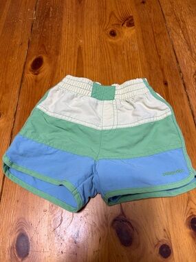 Patagonia board shorts Blue, Green Kids' Shorts